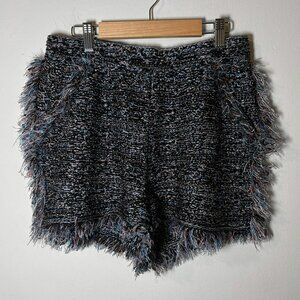 M Missoni Metallic Tweed Pattern Mini Shorts - Size 46 IT (or 10 US)